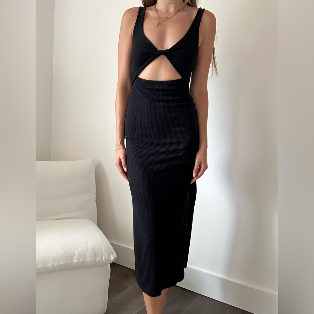 L SPACE Nico dress in black